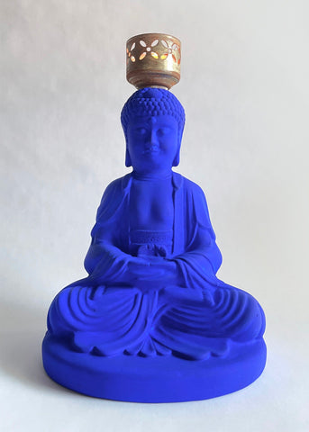 Buddha Votive . Blue