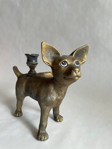 Chihuahua Candlestick . peeing