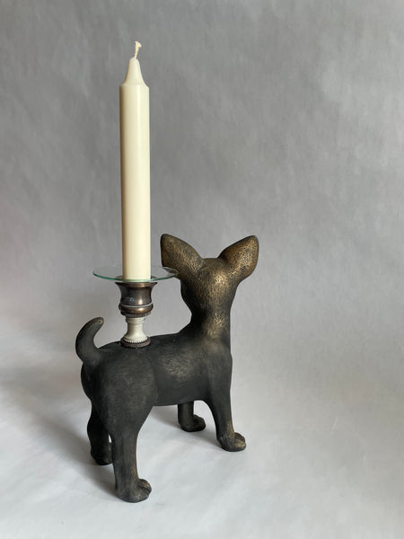 Chihuahua Candlestick . standing